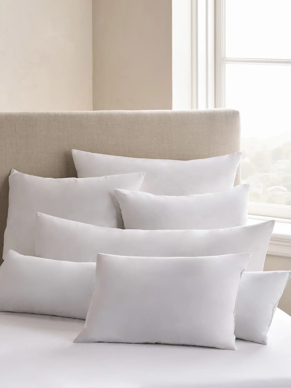 QUINCE Set Of 3 12x20 Premium Feather Pillow Inserts 0016